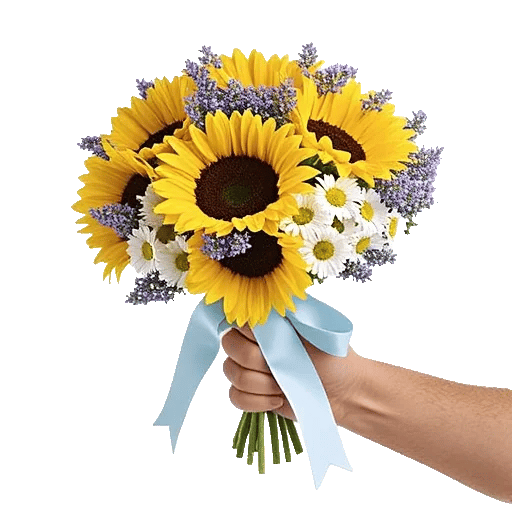 Golden Sunflower Bouquet