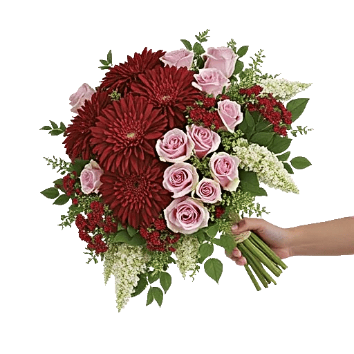 Crimson Blossom Harmony