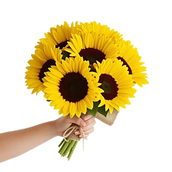 Golden Sunflower Bouquet