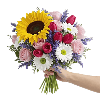 Golden Sunflower Bouquet