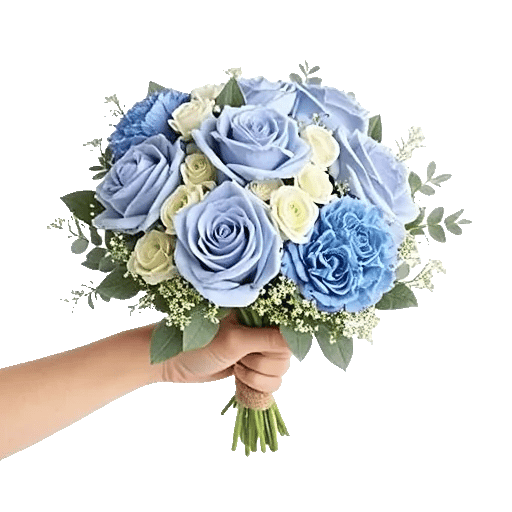 Elegant Blue Roses