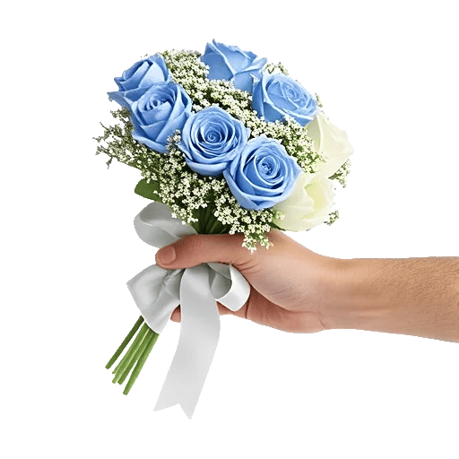 Elegant Blue Roses