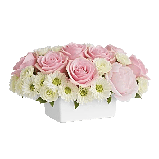 Blush Romantic Centerpiece