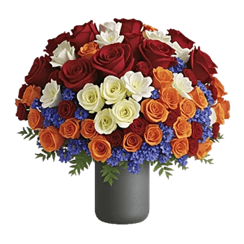 Crimson Blossom Harmony