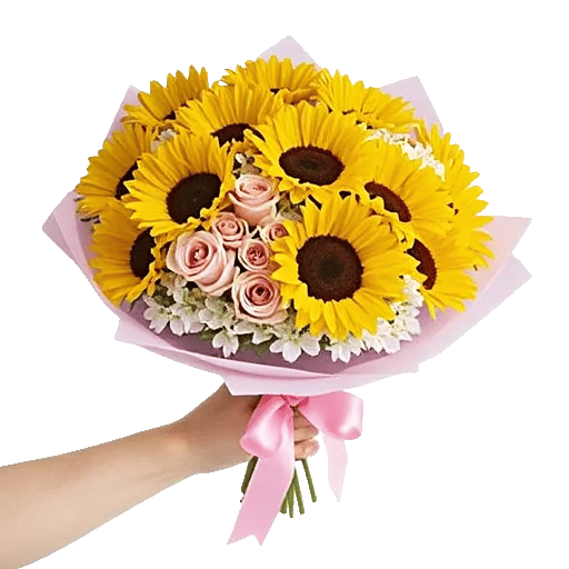 Golden Sunflower Bouquet