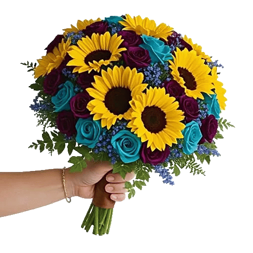 Golden Sunflower Bouquet