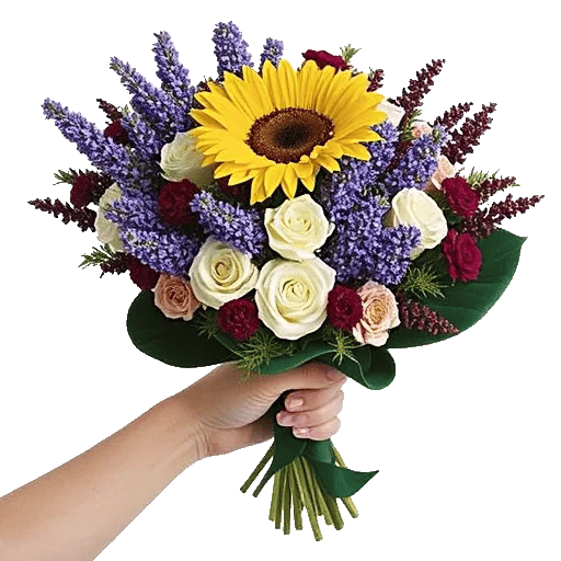 Golden Sunflower Bouquet