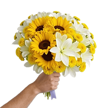 Golden Sunflower Bouquet