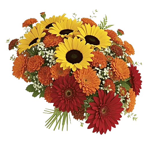 Golden Sunflower Bouquet