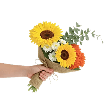 Golden Sunflower Bouquet