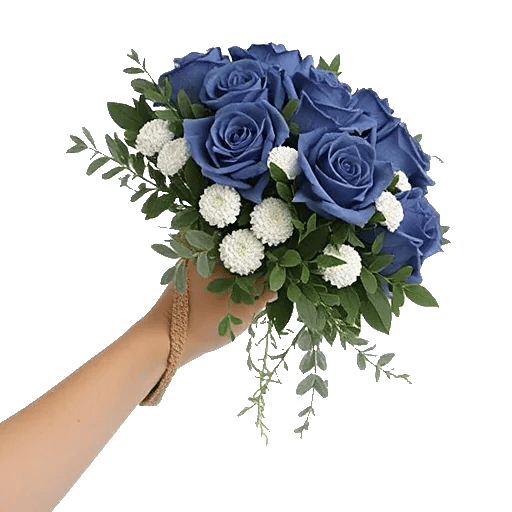 Elegant Blue Roses
