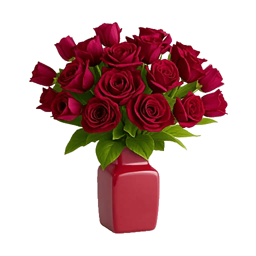 Crimson Blossom Harmony