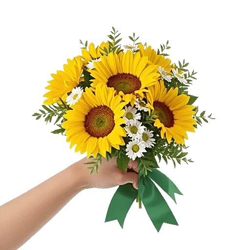 Golden Sunflower Bouquet