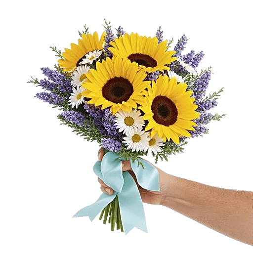 Golden Sunflower Bouquet