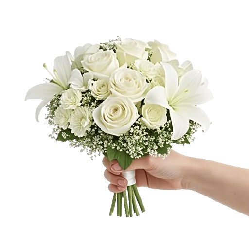 Minimalist White Orchids