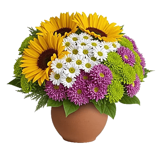 Amber Sunflower Glow