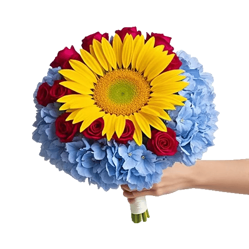 Golden Sunflower Bouquet