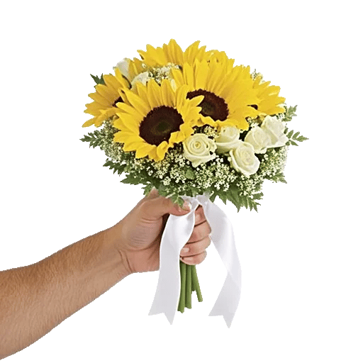 Golden Sunflower Bouquet