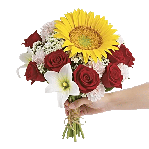 Golden Sunflower Bouquet