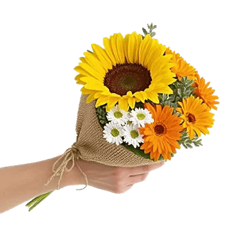 Golden Sunflower Bouquet