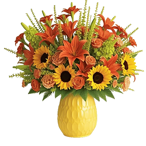 Tropical Sunflower Burst