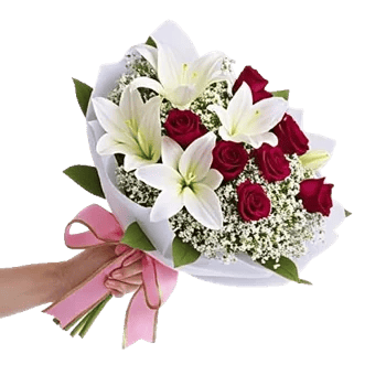 Graceful Lily Display