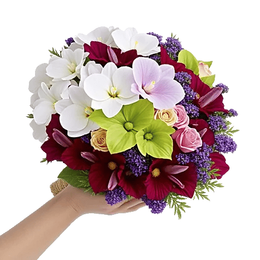 Modern White Orchids