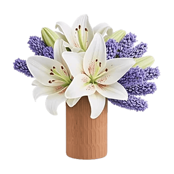 Graceful Lily Display