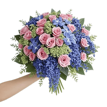 Elegant Blue Roses