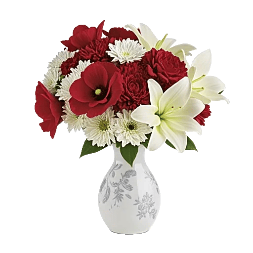 Crimson Blossom Harmony