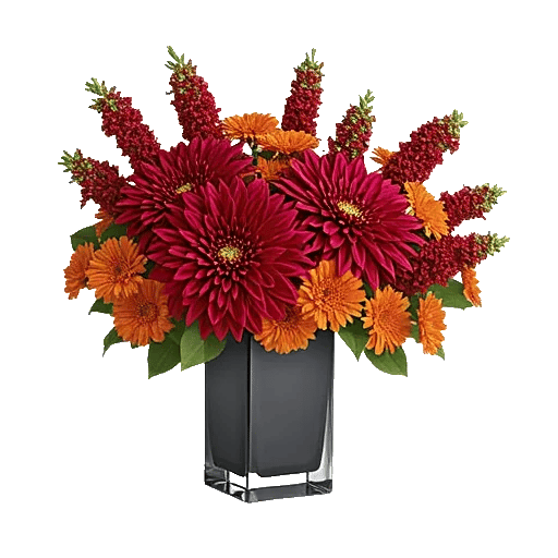 Crimson Blossom Harmony