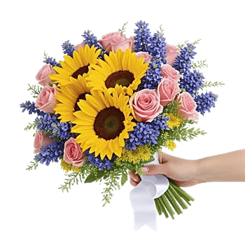 Golden Sunflower Bouquet
