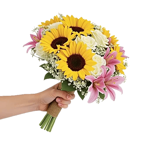Golden Sunflower Bouquet