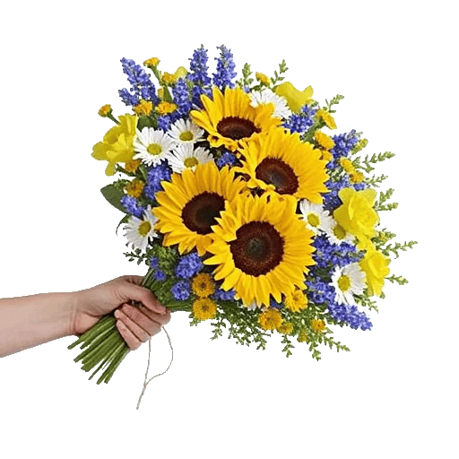 Golden Sunflower Bouquet