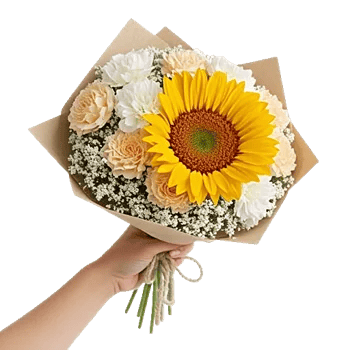 Golden Sunflower Bouquet