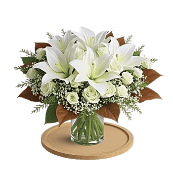 Graceful Lily Display