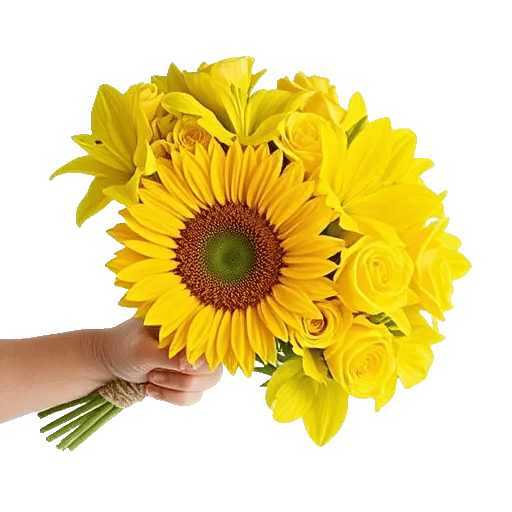 Golden Sunflower Bouquet