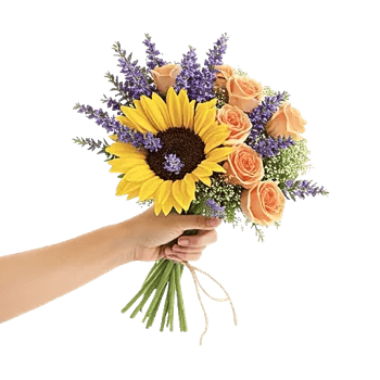 Golden Sunflower Bouquet