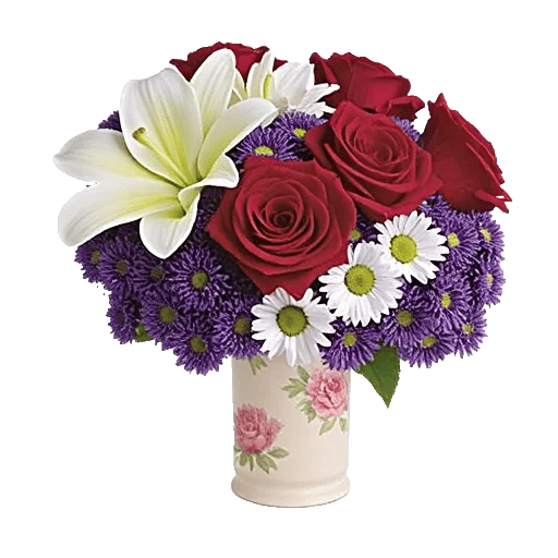 Crimson Blossom Harmony