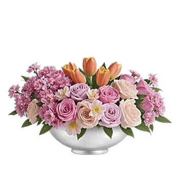 Blush Romantic Centerpiece