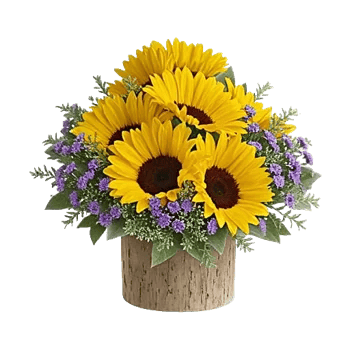 Golden Sunflower Bouquet