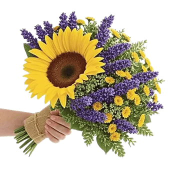 Golden Sunflower Bouquet