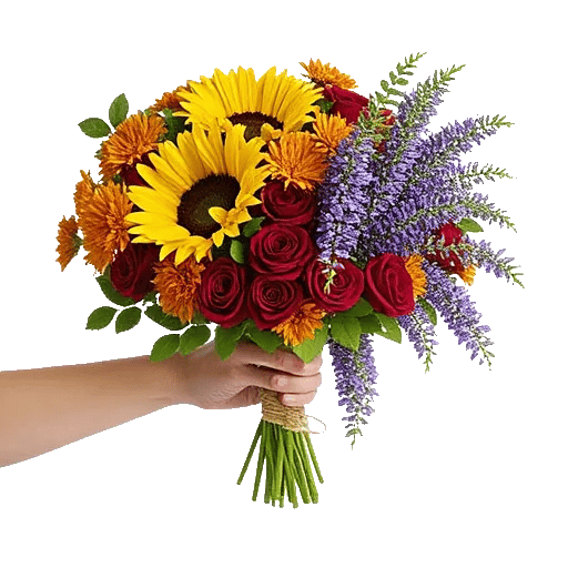 Golden Sunflower Bouquet