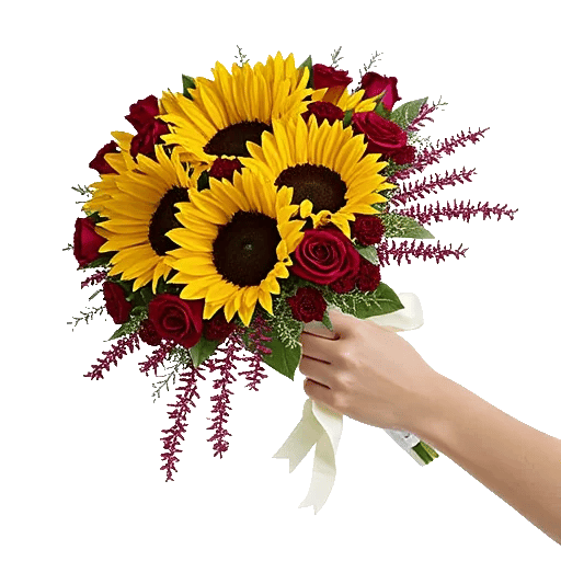 Amber Sunflower Glow