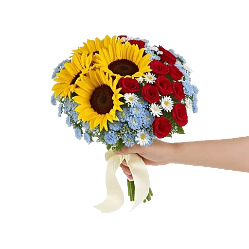 Golden Sunflower Bouquet