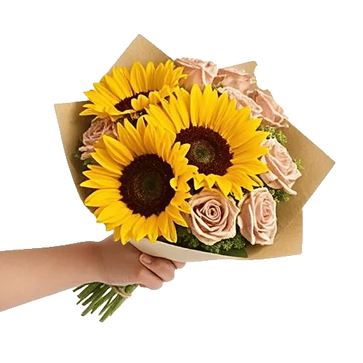 Golden Sunflower Bouquet