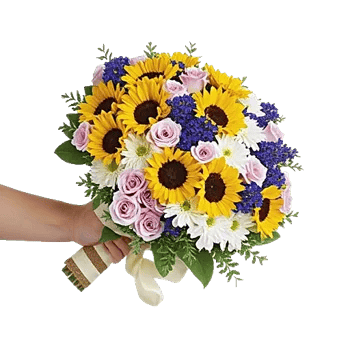 Golden Sunflower Bouquet