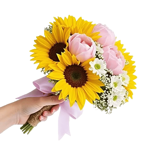 Golden Sunflower Bouquet