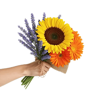 Golden Sunflower Bouquet