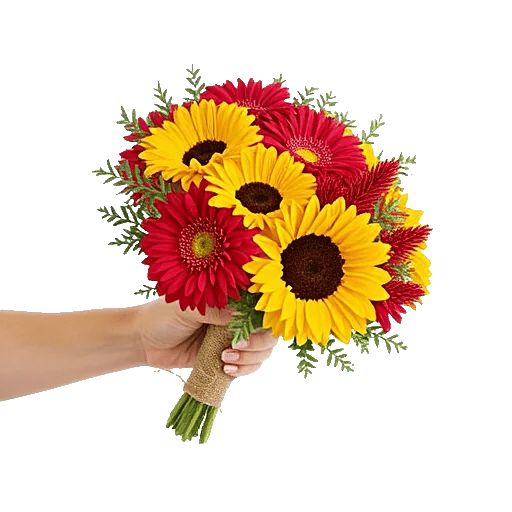 Golden Sunflower Bouquet